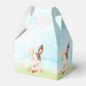 Waterverf Bunny Baby shower Boerderij Bedankdoosjes (Achterkant)