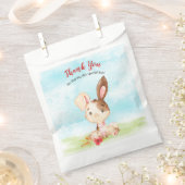 Waterverf Bunny Baby shower Boerderij Dank u Bedankzakje (Geknipt)