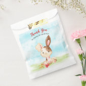Waterverf Bunny Baby shower Boerderij Dank u Bedankzakje (Gezegeld)