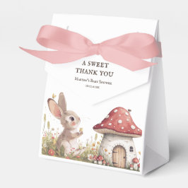 Waterverf Bunny Baby shower gunstbox Bedankdoosjes
