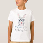 Waterverf Bunny Brother van het Birthday Girl T-shirt<br><div class="desc">Wanneer je winkelt bij Graphic Love Shop,  dan ondersteunt je het kleinbedrijf! En ja,  ik doe een vrolijke dans als ik je bestelling krijg.) Dank je wel! - Samantha Zoeken naar meer design met een grafische liefdeswinkel op: Facebook.com/GraphicLoveShop Gebruik #GraphicLoveShop op sociale media Copyright © Graphic Love Shop</div>