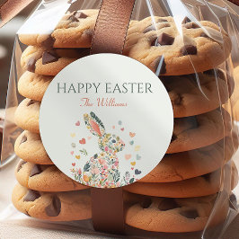 Waterverf Bunny Easter Sticker