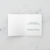 Waterverf bunny en lentbloemen, aangepast Pasen Kaart (Binnen)