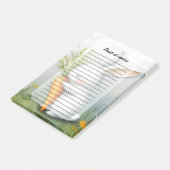 Waterverf Bunny Happy Harvest Post-it® Notes (Schuin)