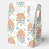 Waterverf Bunny, Hearts and Flowers Favoriete Box Bedankdoosjes (Geopend)