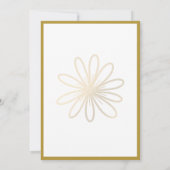 Waterverf Bunny Paasbrunch & Eierjacht Bloemen Kaart (Achterkant)