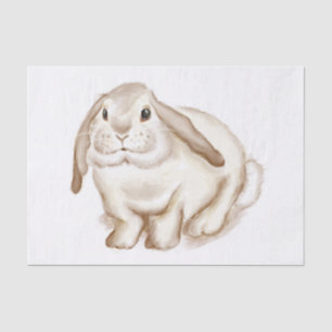 Waterverf Bunny Tissue Paper Tissuepapier
