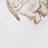 Waterverf Bunny Tissue Paper Tissuepapier (Detail)