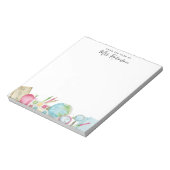 Waterverf bureau van leraar Terug naar schoolspull Notitieblok (Linkerzijde)