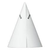 Waterverf Burger Party Verjaardag Feesthoedjes (Achterkant)