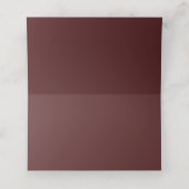 Waterverf Burgundy Blush Floral Gold Geometric Plaatskaartje (Binnenkant ongevouwen)
