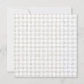 Waterverf Burgundy Floral Roos Butterfly Kraft Kaart (Achterkant)