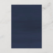 Waterverf Burgundy Navy Flowers Wedding Informatiekaartje (Achterkant)