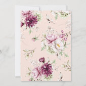 waterverf burgundy peonies baby shower (Achterkant)