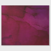Waterverf Burgundy Plum Swash Cadeaupapier (Vlak)