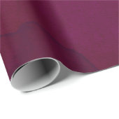 Waterverf Burgundy Plum Swash Cadeaupapier (Rol Hoek)