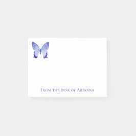 Waterverf Butterflies Blue Paars Post-it® Notes