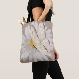 Waterverf Butterflies en Flowers Tote Bag