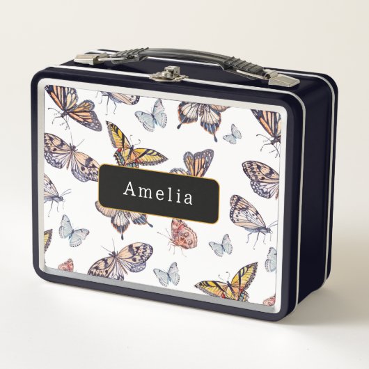 Waterverf Butterflies - Gepersonaliseerd (Voorkant)