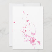 Waterverf Butterflies in Florals Black Birthday Kaart (Achterkant)