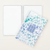 Waterverf Butterflies Monogrammen Notitieboek (Binnen)