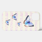 Waterverf Butterflies op bokeh Light Stripes Case-Mate iPhone Case (Achterkant (horizontaal))