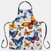 Waterverf Butterflies Schort (Voorkant)