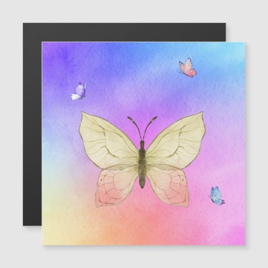 Waterverf Butterfly (Voorkant / Achterkant)