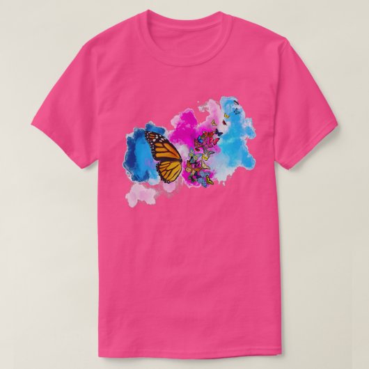 Waterverf Butterfly 2 1 T-shirt (Design voorkant)