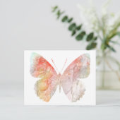 Waterverf Butterfly 2 Briefkaart (Staand voorkant)