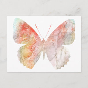 Waterverf Butterfly 2 Briefkaart