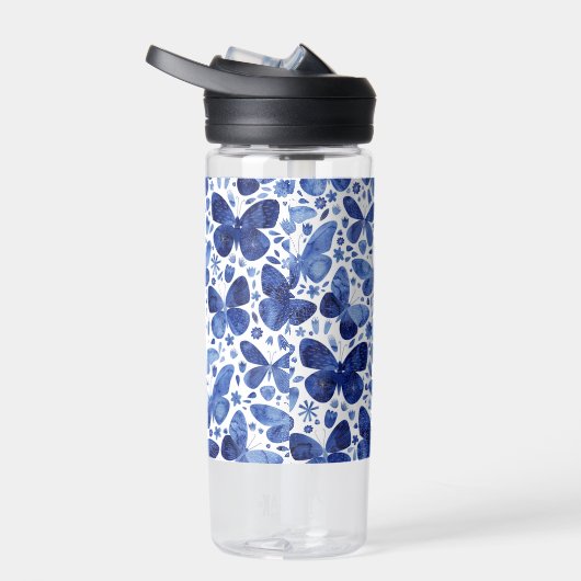 Waterverf Butterfly Blue Waterfles (Rechts)
