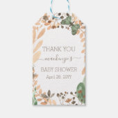 Waterverf Butterfly Boho Floral Cadeaulabel (Voorkant)