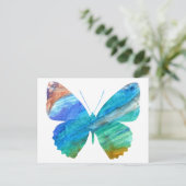 Waterverf Butterfly Briefkaart (Staand voorkant)