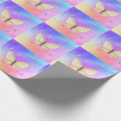 Waterverf Butterfly Cadeaupapier (Hoek)