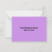 Waterverf Butterfly Dank u Notitiekaartje (Achterkant)