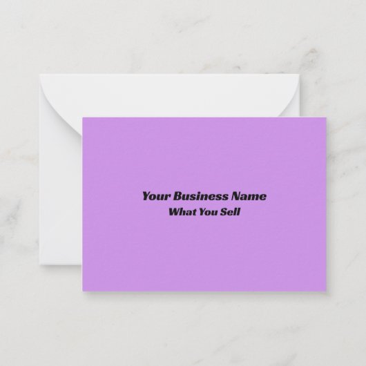 Waterverf Butterfly Dank u Notitiekaartje (Achterkant)