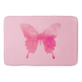 Waterverf Butterfly - Fuchsia and Pink Badmat (Voorkant)