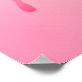 Waterverf Butterfly - Fuchsia and Pink Poster (Hoek)