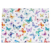 Waterverf Butterfly Grote Geschenktas Groot Cadeauzakje (Voorkant)