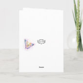 Waterverf Butterfly Happy Birthday Kaart (Achterkant)