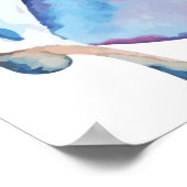 Waterverf Butterfly Hier is aan Sterke Vrouwen Cit Poster (Hoek)