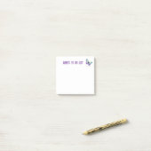 Waterverf Butterfly Je bent genoeg herinnering Post-it® Notes (Op bureau)