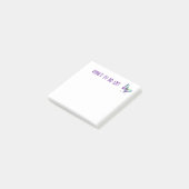 Waterverf Butterfly Je bent genoeg herinnering Post-it® Notes (Schuin)