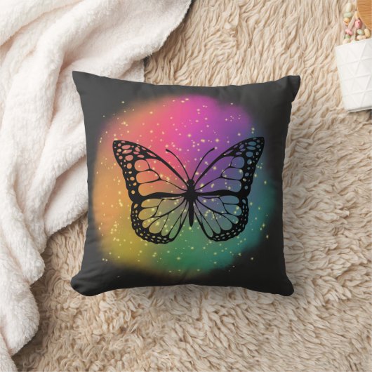 Waterverf Butterfly Kussen (Deken)