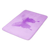 Waterverf Butterfly - Lavender and Violet Badmat (Gekanteld)