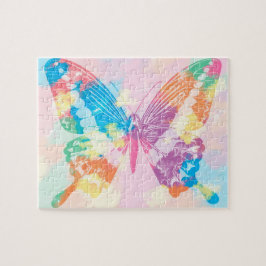 Waterverf Butterfly Legpuzzel