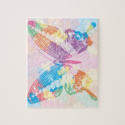 Waterverf Butterfly Legpuzzel (Verticaal)