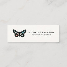 Waterverf Butterfly Minimalistische Logo