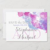 Waterverf Butterfly Mixed Berries SavetheDate Save The Date (Voorkant)